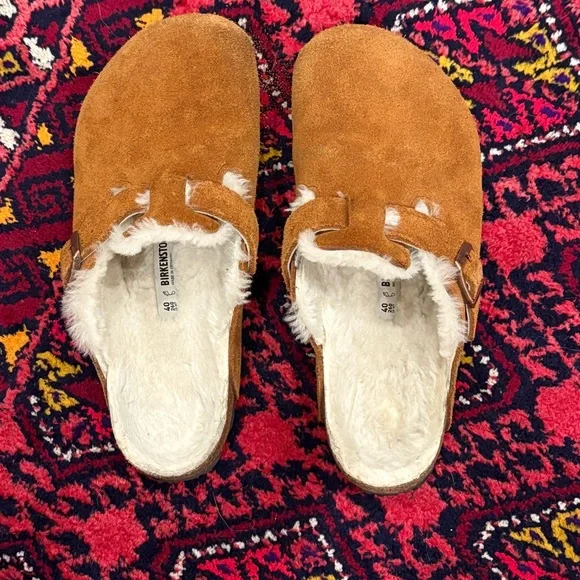 Birkenstock Boston Shearling Clogs - Picture 1 of 8